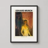 Edvard Munch, Self-Portrait in Hell (1903) Expressionist Art Print
