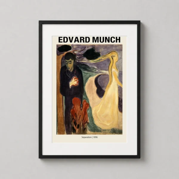 Separation 1896 by Edvard Munch Expressionist Art Print