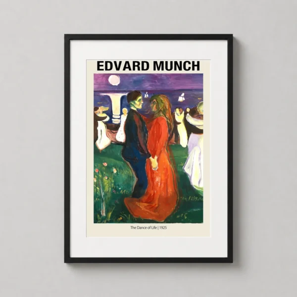 Edvard Munch The Dance of Life 1925 Expressionist Art Print