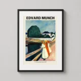 Edvard Munch Girls on the Bridge 1927 Expressionist Art Print