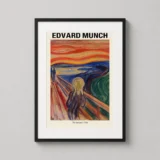Edvard Munch The Scream 1910, Expressionist Movie Poster
