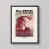 Edvard Munch The Sick Child I 1896 Expressionist Art Print