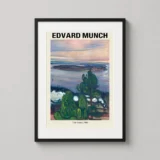 Edvard Munch, Train Smoke 1900 Fine Art Expressionist Print
