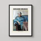 Edvard Munch Writer Hans Jaeger 1889 Expressionist Art Print