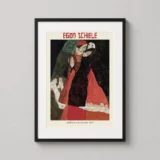 Egon Schiele Cardinal and Nun (Caress) 1912 Expressionist Art Print