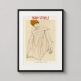 Egon Schiele, Dancer (Die Tanzerin), 1913 Austrian Art Print