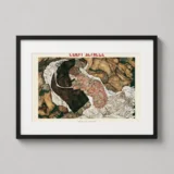 Egon Schiele Death and Girl 1915 Expressionist Art Print