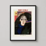 Mourning Woman 1912, Egon Schiele Expressionist Art Print