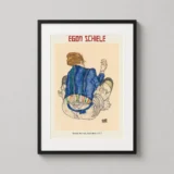 Egon Schiele Seated Woman Back View 1917 Expressionist Art Print
