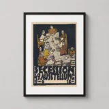 Egon Schiele Secession 49th Exhibition 1918 Viennese Art Print
