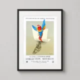 Dan Van Khache Macaw Parrot Collection Mourlot Exhibition Art Print