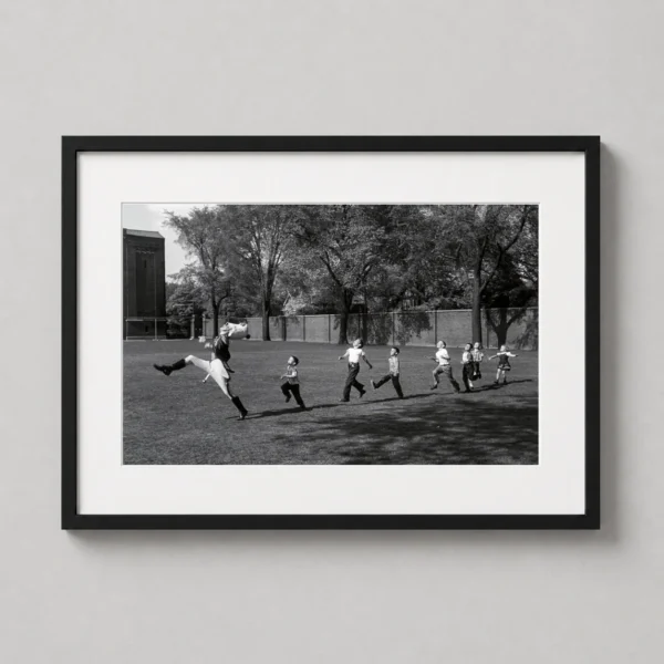 Alfred Eisenstaedt Drum Major and Children Ann Arbor Photography Print