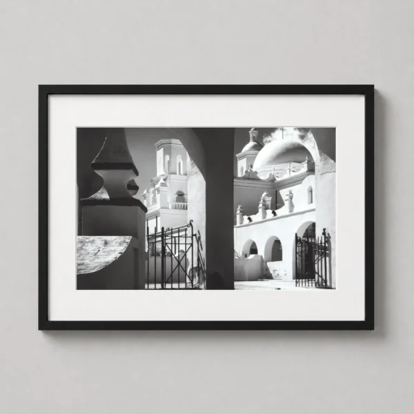 Ansel Adams Mission San Xavier, Arizona Photography Print