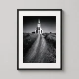 Ansel Adams, Church and Road, Bodega, California Photography Print