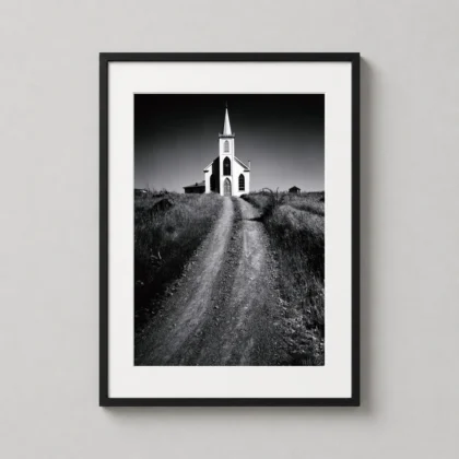 Ansel Adams Church decorative photography print for curated interiors by MerchFuse