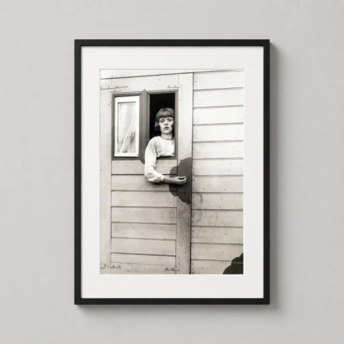 August Sander Girl in Circus Wagon Fine Art Photography Print