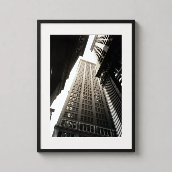 Berenice Abbott Canyon, Broadway and Exchange Place Photography Print