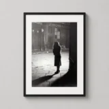 Brassai Paris de Nuit Rue Quincampoix Woman in Shadow Photography Print