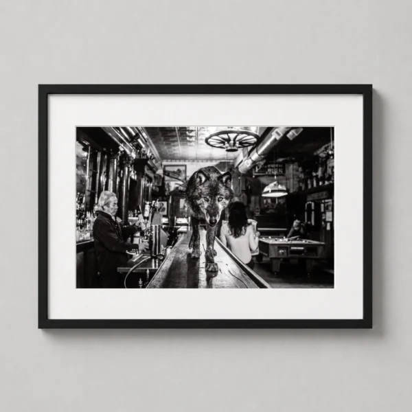 David Yarrow Wolf of Main Street III Photography Print