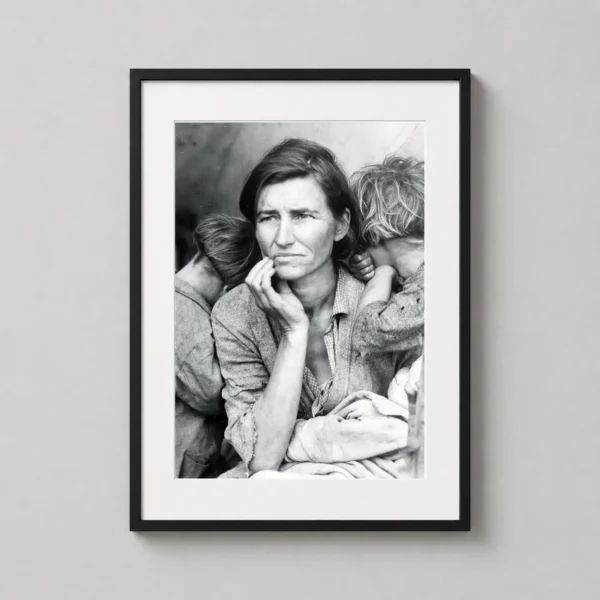 Dorothea Lange Migrant Mother 1936 Black and White Photography Print