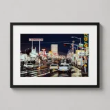 Ernst Haas Route 66 Albuquerque 1969 Neon Signs Movie Poster