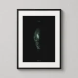 Alien Covenant Xenomorph Head Minimalist Horror Movie Poster
