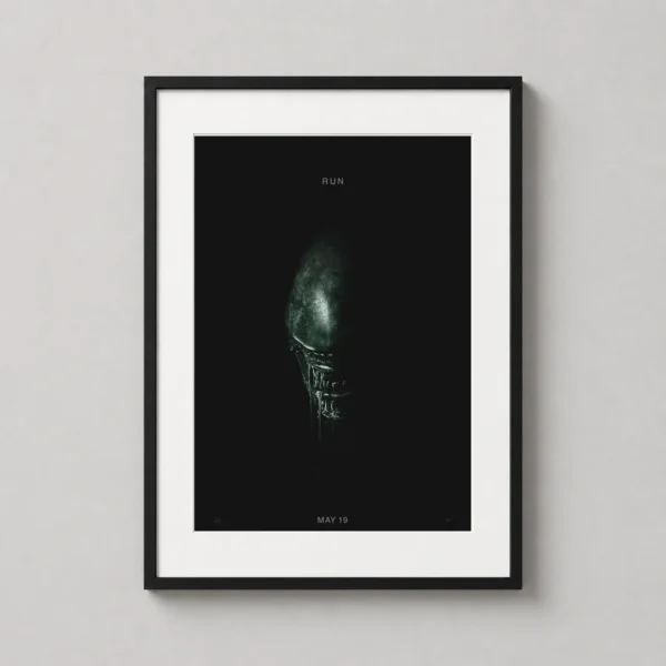 Alien Covenant Xenomorph Head Minimalist Horror Movie Poster