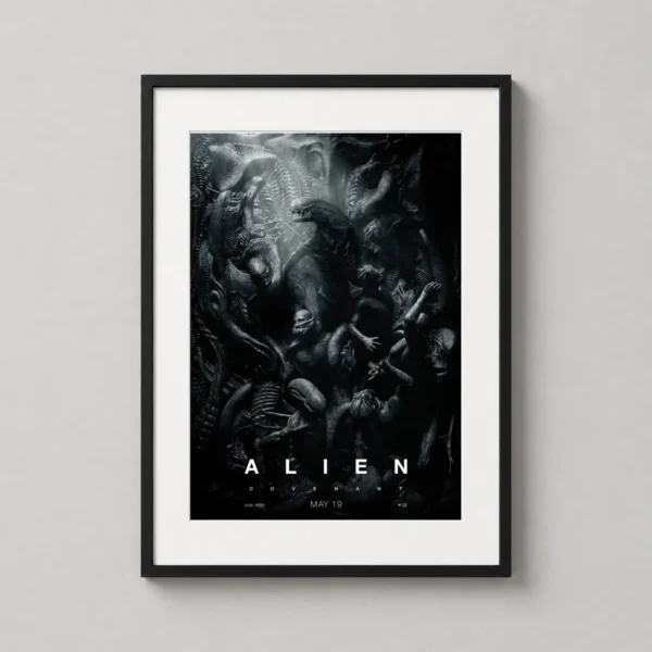 Alien Covenant Biomechanical Xenomorph Hive Movie Poster