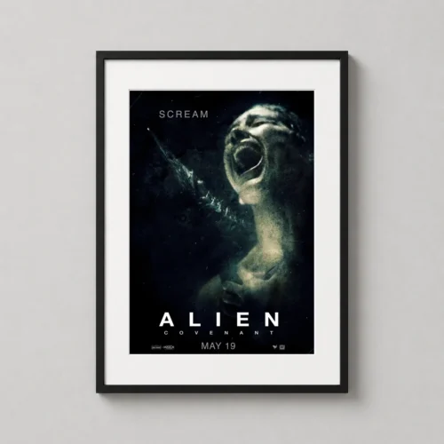 Alien Covenant Scream Teaser Horror Film Poster