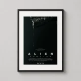 Alien Romulus Xenomorph Drip, Minimalist Horror Movie Poster