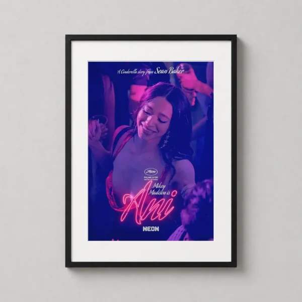 Anora Mikey Madison Neon Club Scene Print Movie Poster