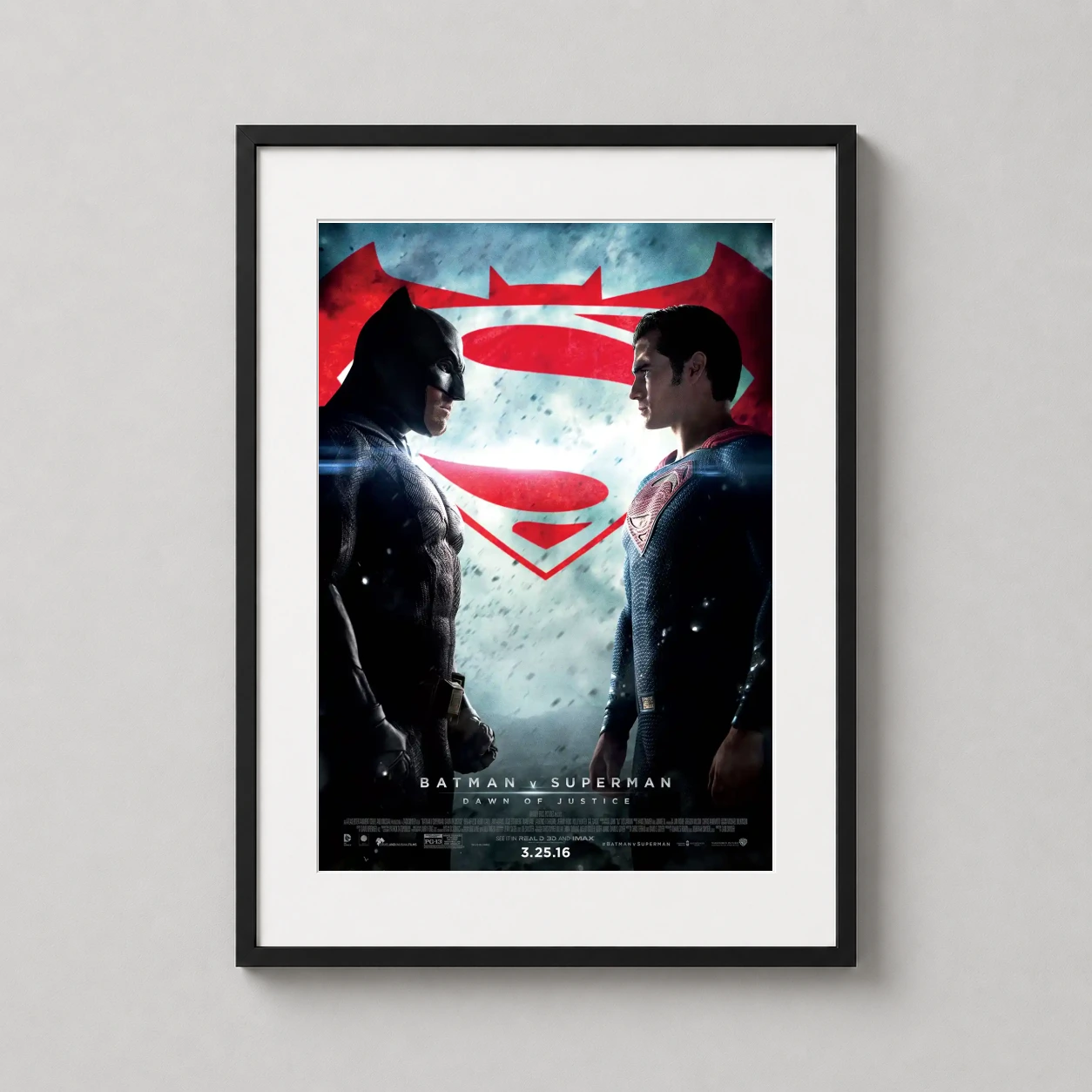 Batman V Superman — batman V Superman Clash of Heroes Art is presented as a frame-ready