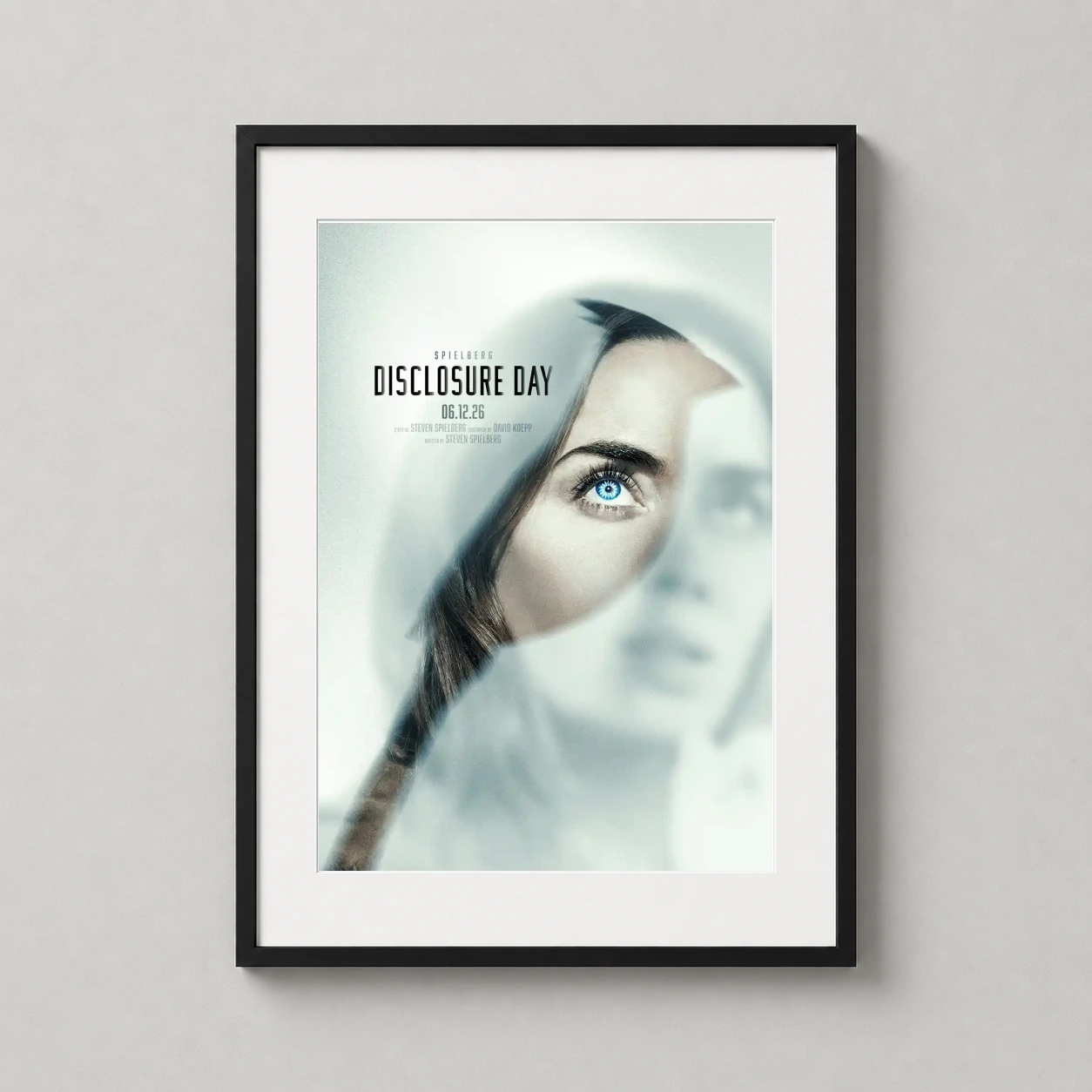 Disclosure Day — disclosure Day Futuristic Blue Eye Sci-Fi is presented as a frame-ready