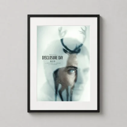 Disclosure Day — disclosure Day Sci-Fi Thriller Poster Ethereal Stag Wall Art brings