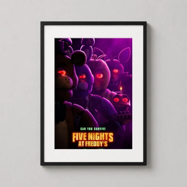 Five Nights at Freddys Movie Poster Art, Animatronics Horror
