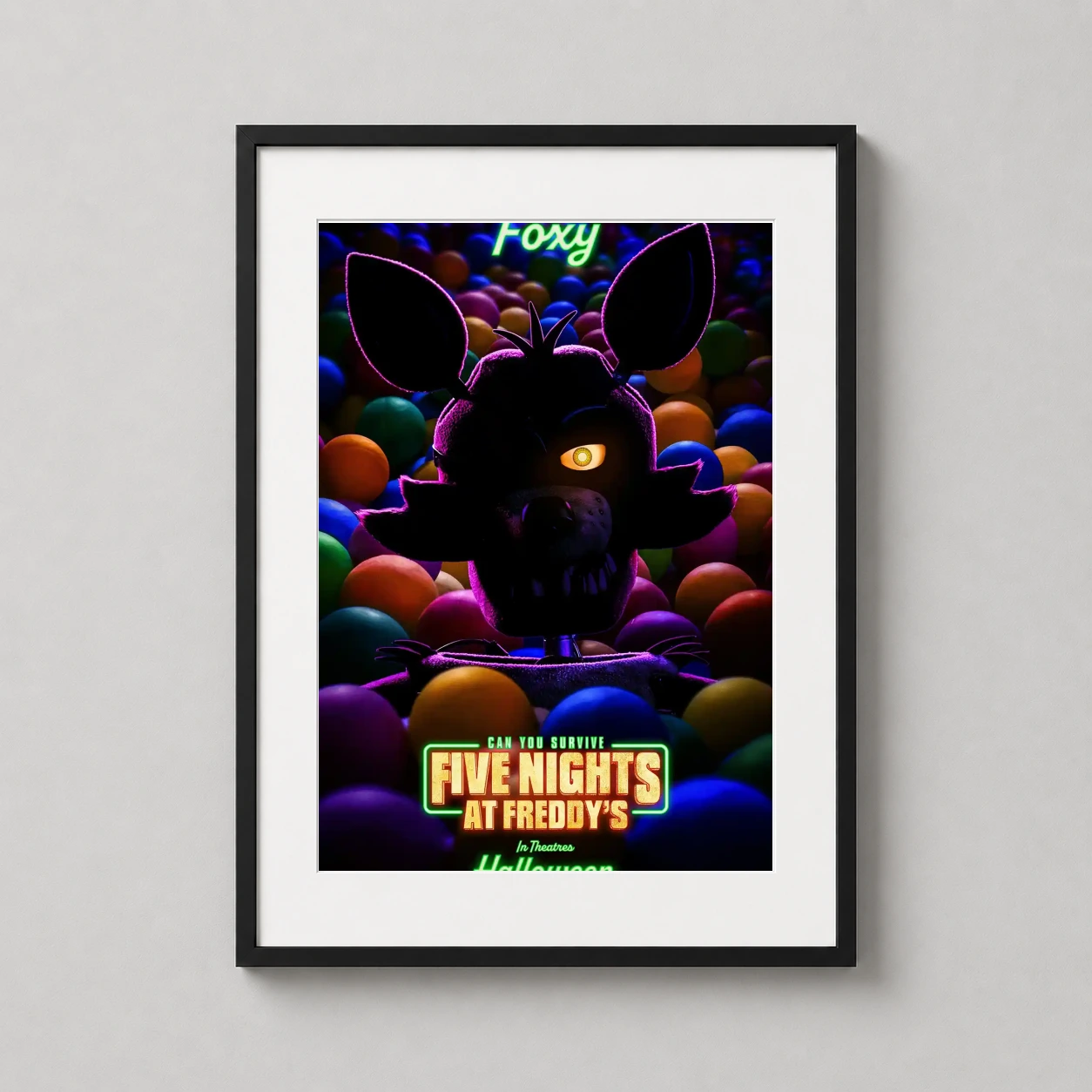 Five Nights Freddy's Foxy — five Nights at Freddy's Foxy Ball Pit Art is presented as a frame-ready