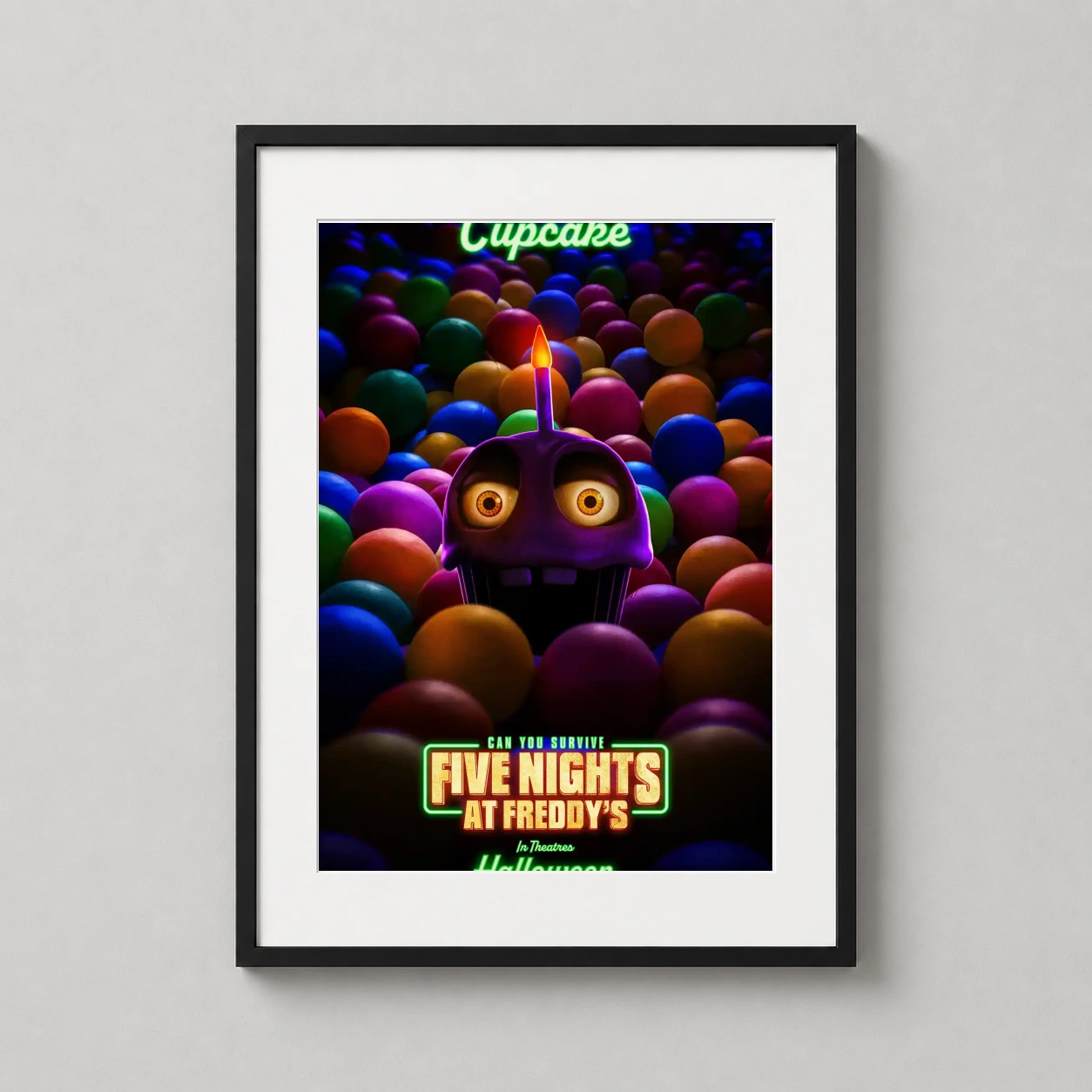 Five Nights Freddy's Cupcake — five Nights at Freddy's Cupcake Poster Ball Pit Art Print brings