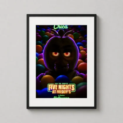 Chica Five Nights at Freddy’s Movie Ball Pit Horror Movie Poster