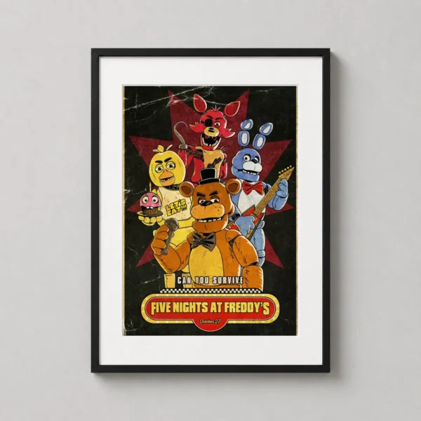 Five Nights at Freddy's Movie Freddy and Gang Movie Poster