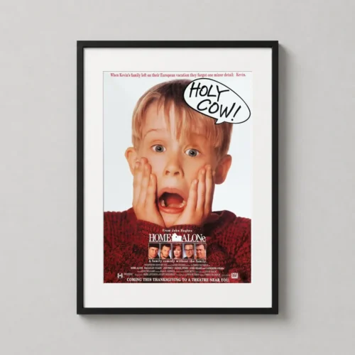 Home Alone 1990 Kevin McCallister Scream Movie Poster