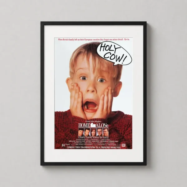 Home Alone 1990 Kevin McCallister Scream Movie Poster