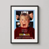 Home Alone 1990 Movie Kevin McCallister Scream Movie Poster