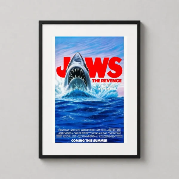 Jaws The Revenge 1987 Shark Attack Movie Poster