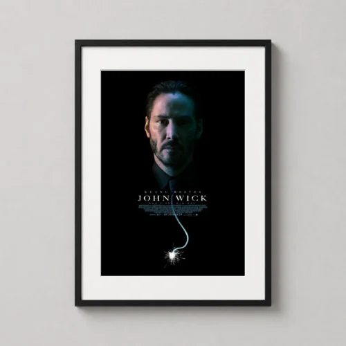 John Wick 2014 Keanu Reeves Portrait Movie Poster