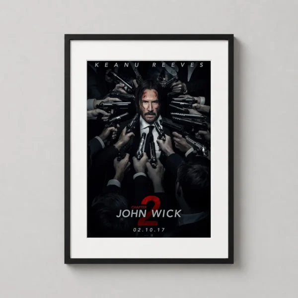 John Wick Chapter 2 Surrounded by Guns Movie Poster