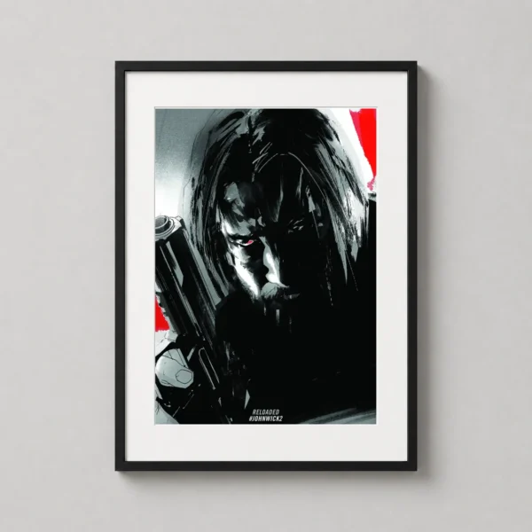 John Wick Chapter 2 Noir Graphic Novel Style Movie Poster