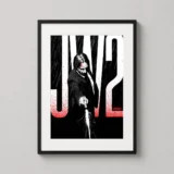 John Wick Chapter 2 High-Contrast Graphic Novel Movie Poster