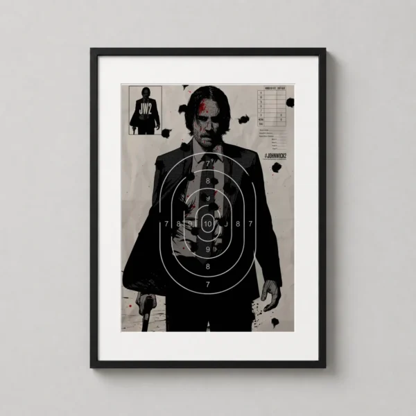 John Wick Chapter 2 Target Practice Movie Poster