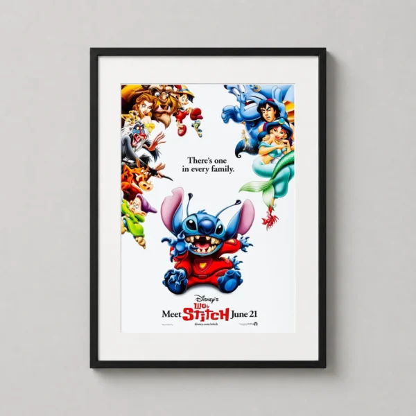 Lilo and Stitch Teaser Disney Characters Movie Poster