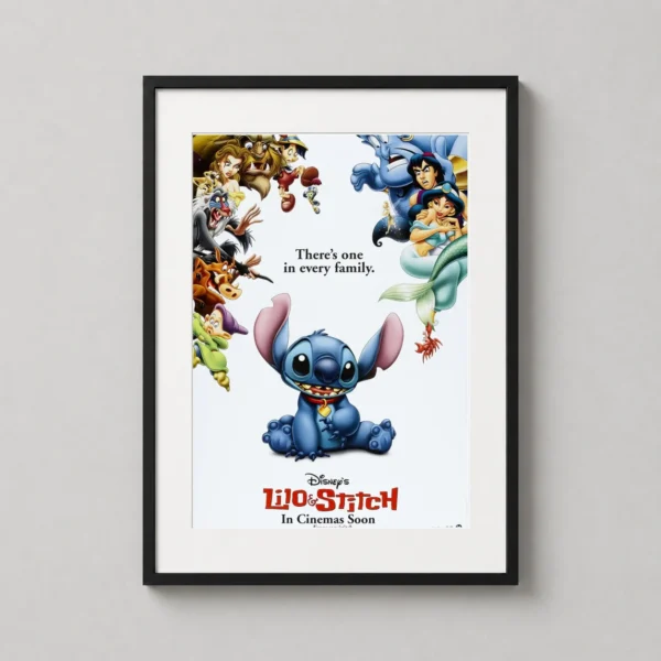 Lilo and Stitch Disney Stitch vs Classic Characters Movie Poster